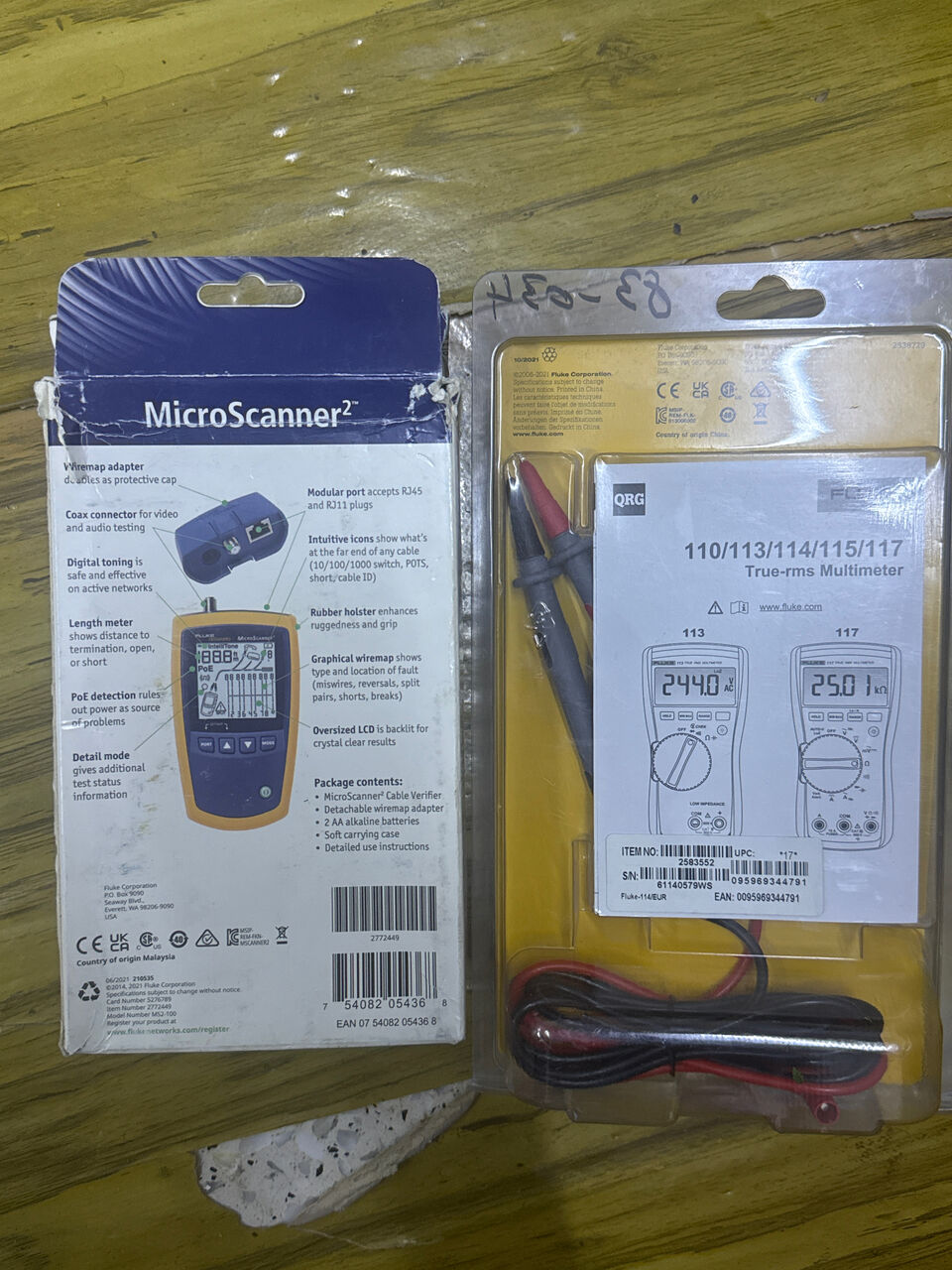 Jeddah, Electronics, SAR 2100,  Fluke Networks Microscanner2 & Fluke Electrical Meter