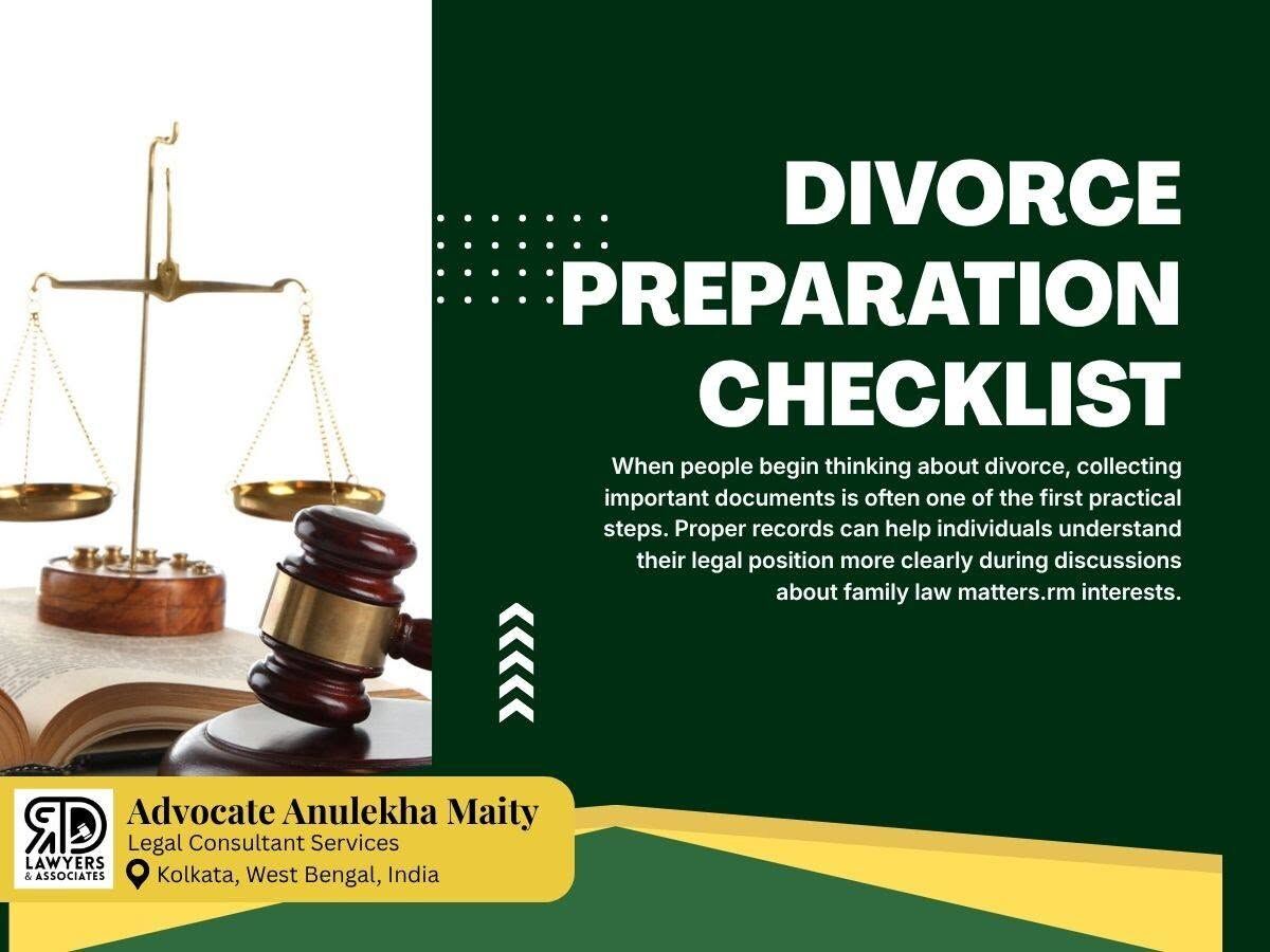 Kolkata, Legal, Advocate Anulekha Maity - Thinking About Divorce? Keep These Documents Ready