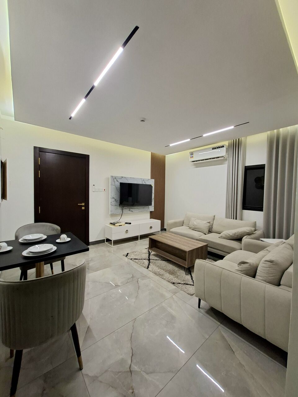 Hoora, Apartments, Flats, Houses & Villas, BHD 300/month,  Furnished,  2 BR,  Brand New Fully Furnished 2 BHK With Ewa In Hoora,Parking,WiFi,Neat & Clean Flat@ 35547951