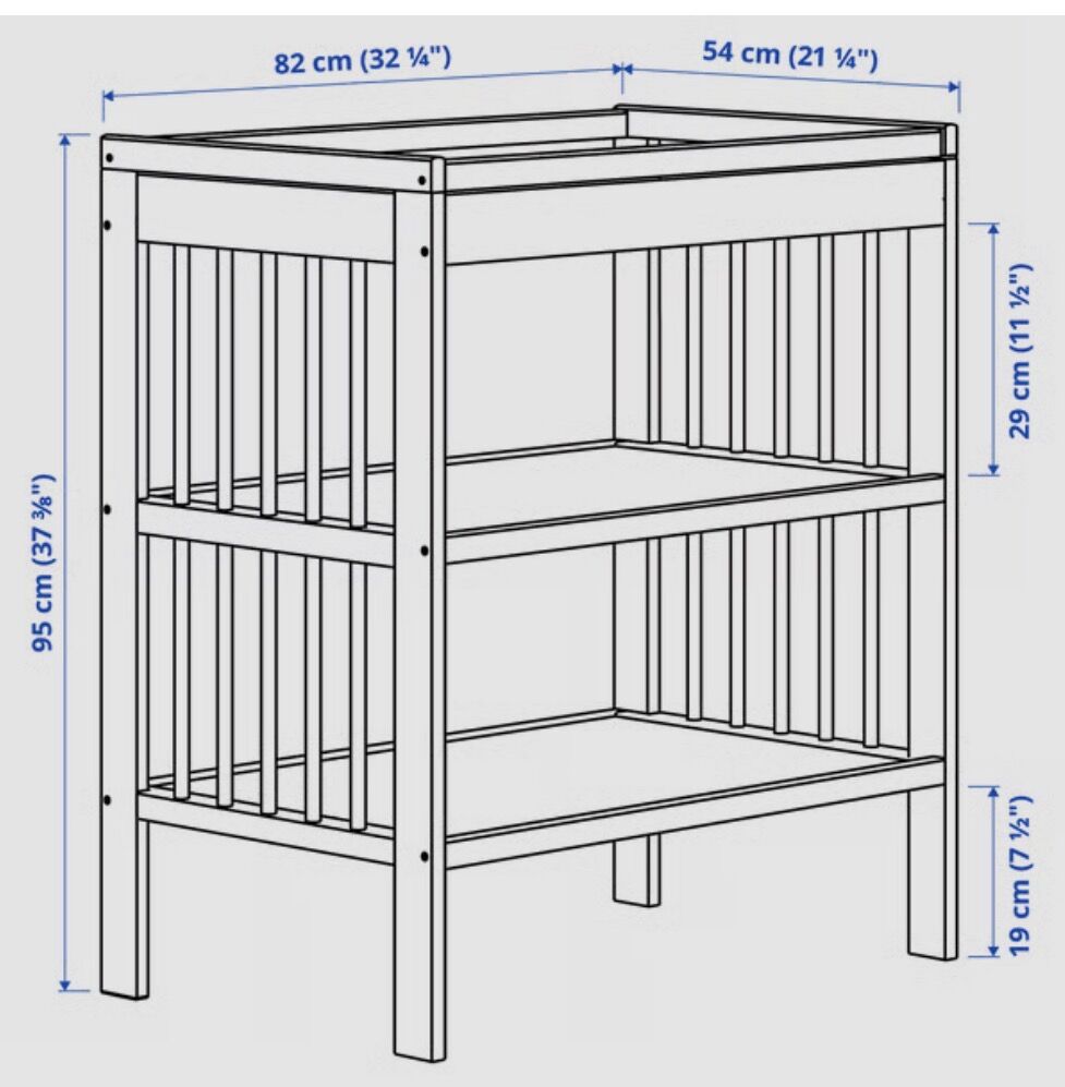Riyadh, Baby & Kid Stuff, SAR 150,  IKEA Baby Crib + Changing Station