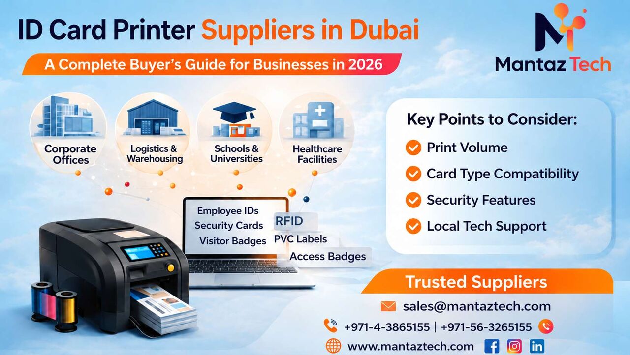 Dubai, Security, Trusted ID Card Printer Suppliers In Dubai For Business Needs