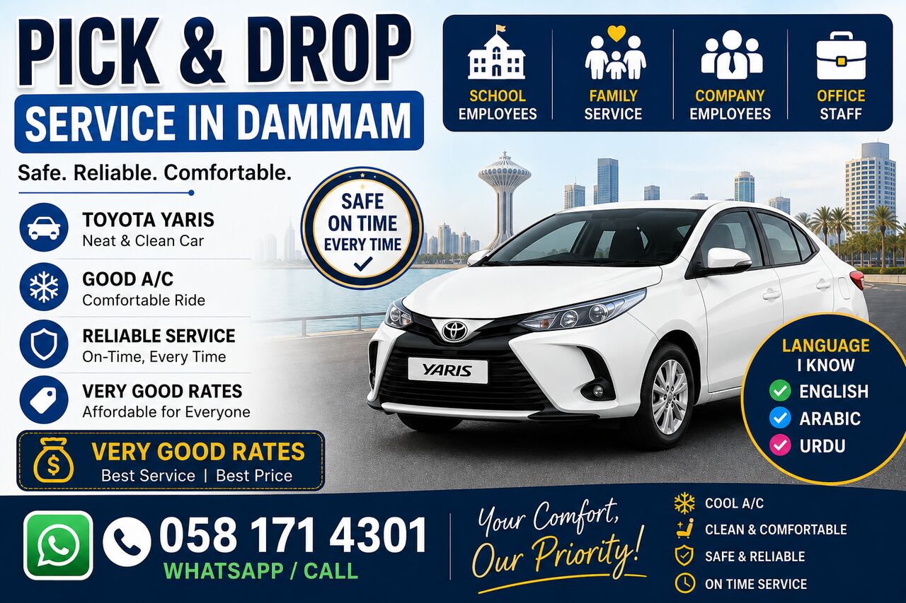 Dammam, Pick Up & Drop Off, Pick And Drop Off Service In Dammam