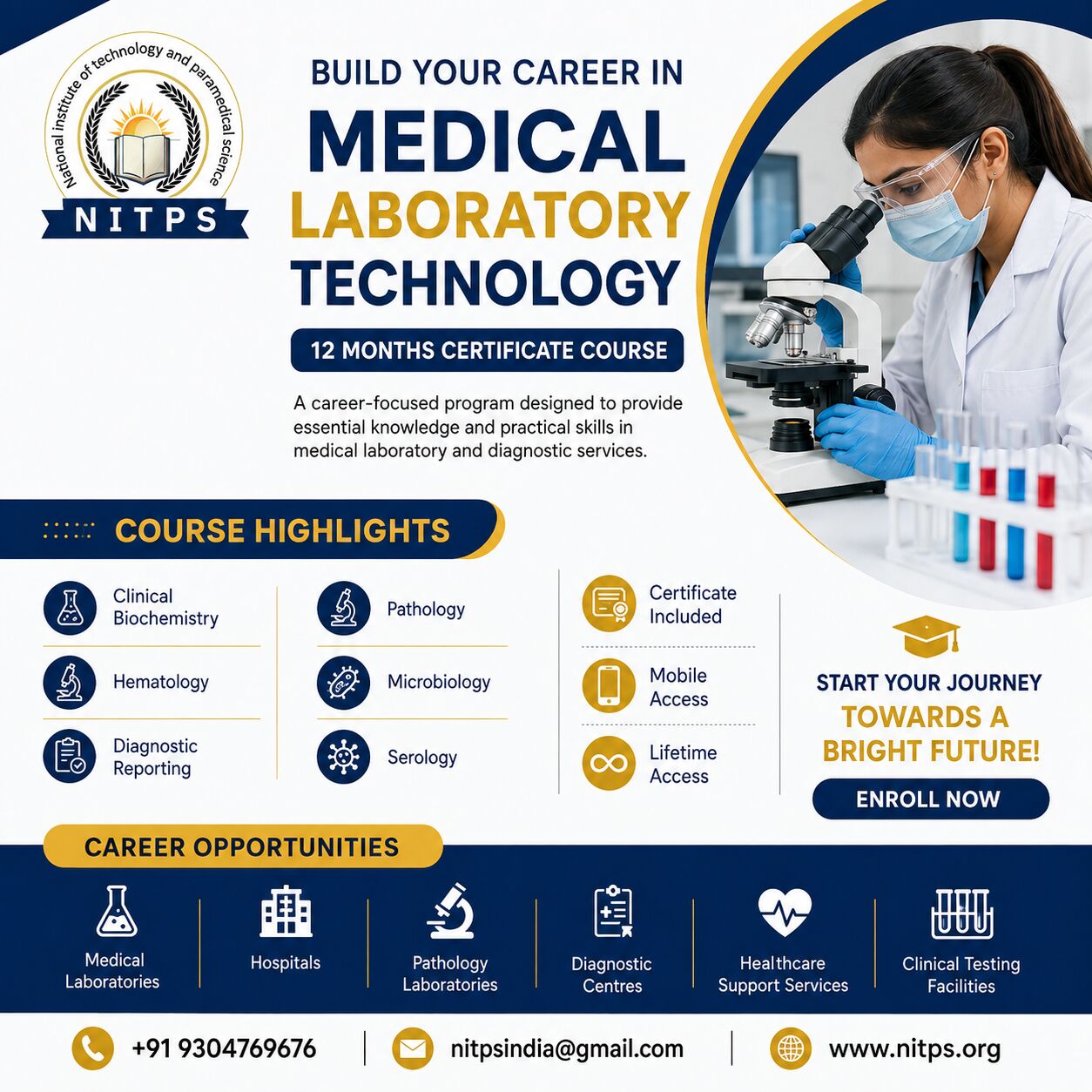 Ghaziabad, Education, Looking To Build A Career In Medical Laboratory And Diagnostic Services? The Medical Labor
