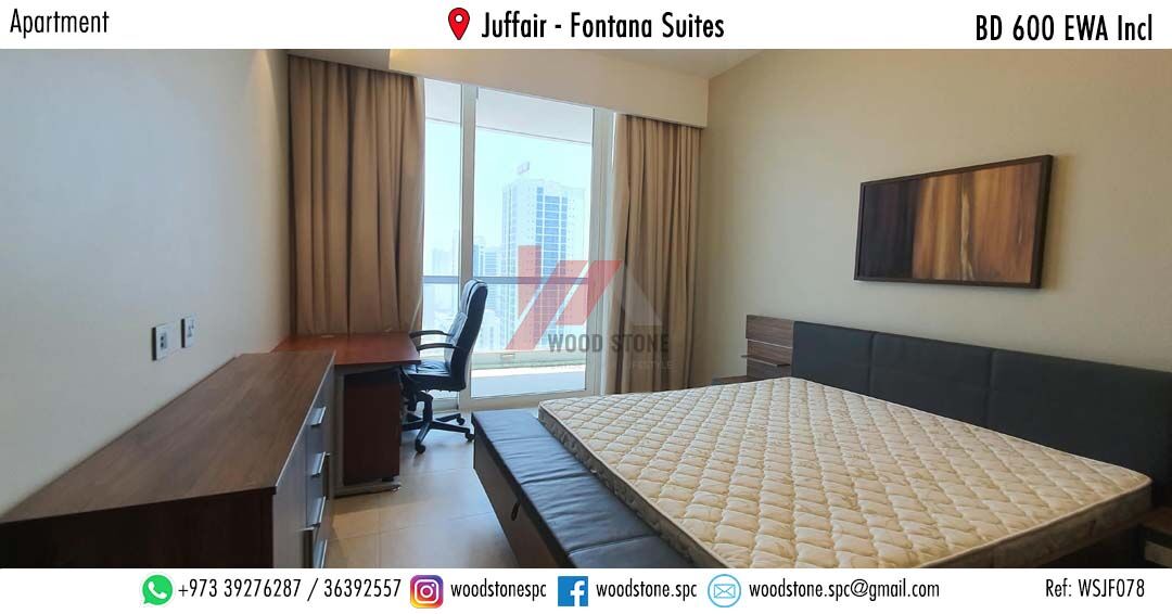 Juffair, Apartments, Flats, Houses & Villas, BHD 600/month,  Furnished,  2 BR,  140 Sq. Meter,  Furnished 2 Bedroom Apartment, Juffair - BD 600 Incl WSJF078