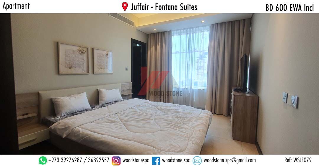 Juffair, Apartments, Flats, Houses & Villas, BHD 600/month,  Furnished,  2 BR,  140 Sq. Meter,  Furnished 2 Bedroom Apartment, Juffair - BD 600 Incl WSJF079