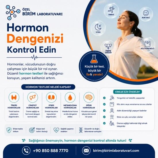 Istanbul, Health, Hormon Dengenizi Kontrol Edin
