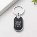 INR 55, Oval Metal Keychains