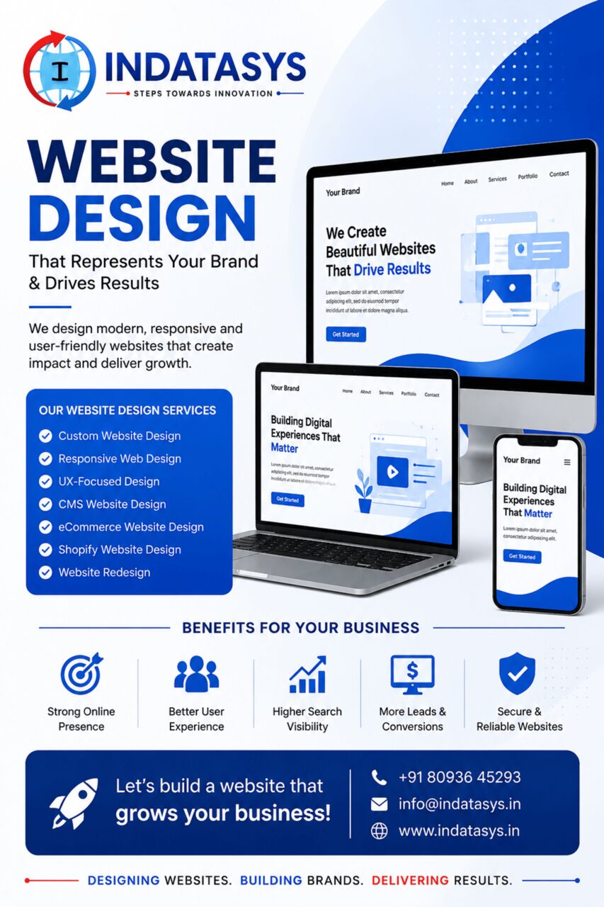 Bhubaneswar, Software Development, Website Design Services | Custom & Responsive Web Design | Indatasys