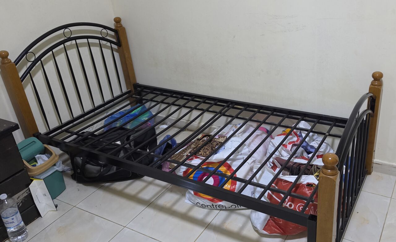 Akrabia, Furniture, SAR 1,  Single Bed With Matters, 2 Door Cubboard, Mirror For Sale In Reasonable Price