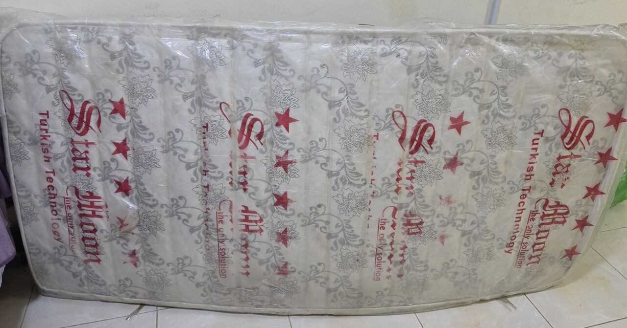 Akrabia, Furniture, SAR 1,  Single Bed With Matters, 2 Door Cubboard, Mirror For Sale In Reasonable Price
