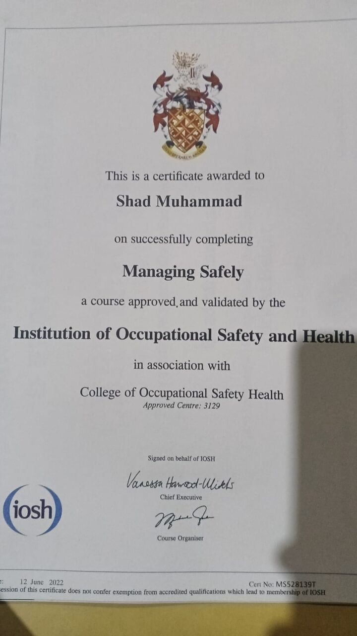 Rabigh, Job Seekers, Safety Officer