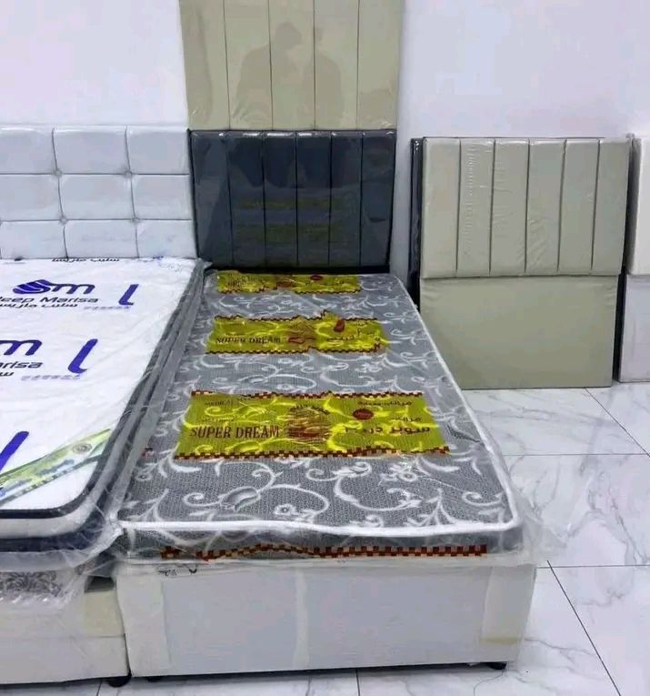 Jeddah, Furniture, SAR 270,  New Single Beds Available With Medicated Mattress For Sale