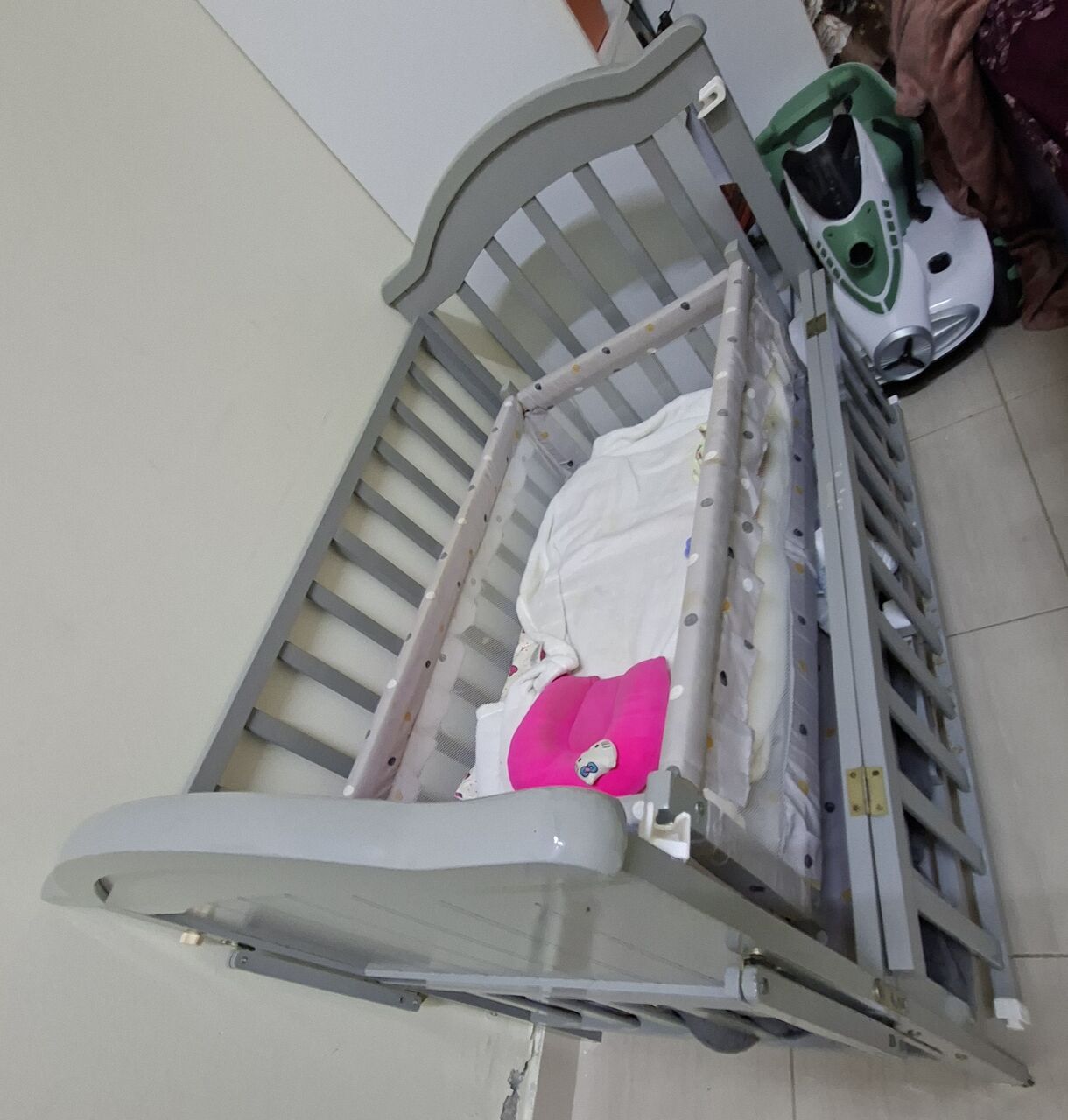 Manama, Furniture, BHD 35,  Baby Bed And Cradler  Price 35 Bd