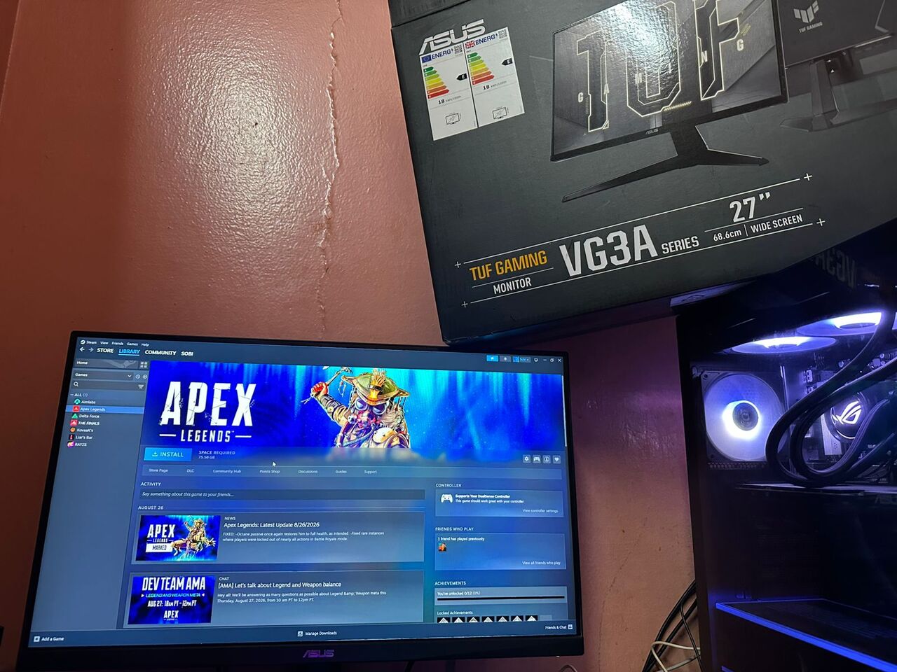 Al Murabba, Computers, SAR 550,  ASUS TUF Gaming Monitor