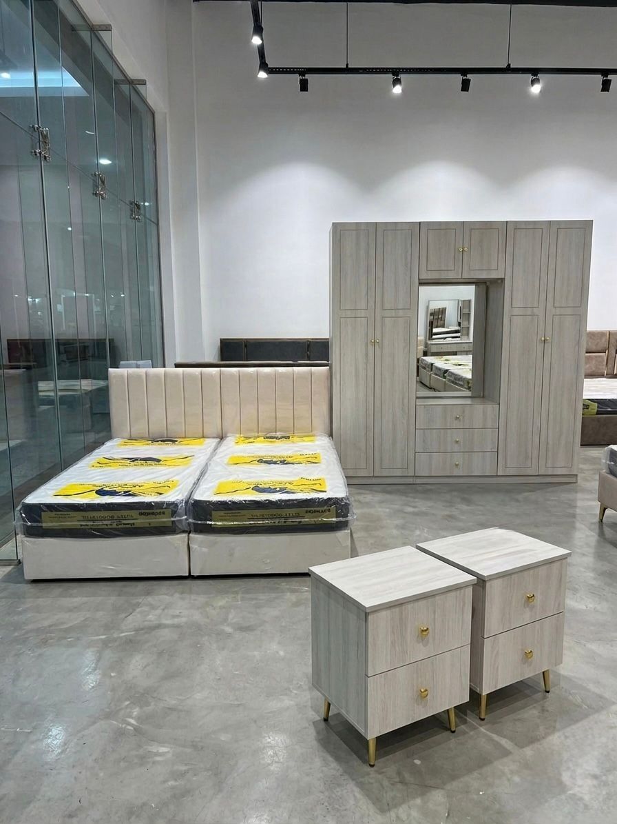 Jeddah, Furniture, SAR 1,  COMPLETE WOODEN BEDROOM FURNITURE SETS IN UNIQUE DESIGNS AND BEST QUALITY
