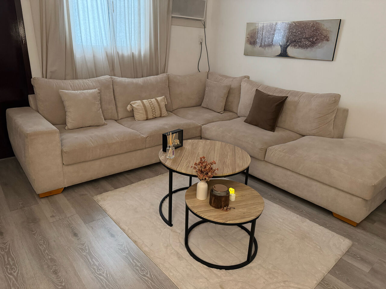 Akrabia, Furniture, SAR 3800,  L-Shaped Sofa كنب حرف L