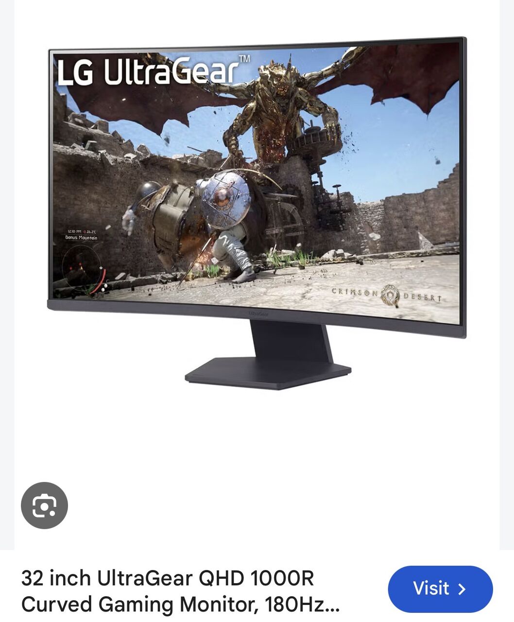 Khobar, Electronics, SAR 750,  LG 32GS60QC-B Curved Gaming Monitor