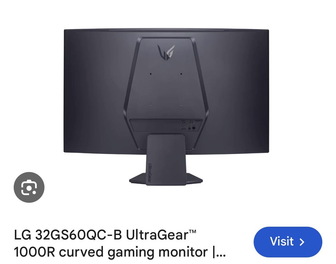 Khobar, Electronics, SAR 750,  LG 32GS60QC-B Curved Gaming Monitor