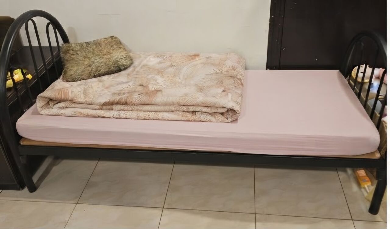 Olaya, Furniture, SAR 150,  Single Bed Set For Sale Immediately. Negotiable Price, Good For Single Bachelors
