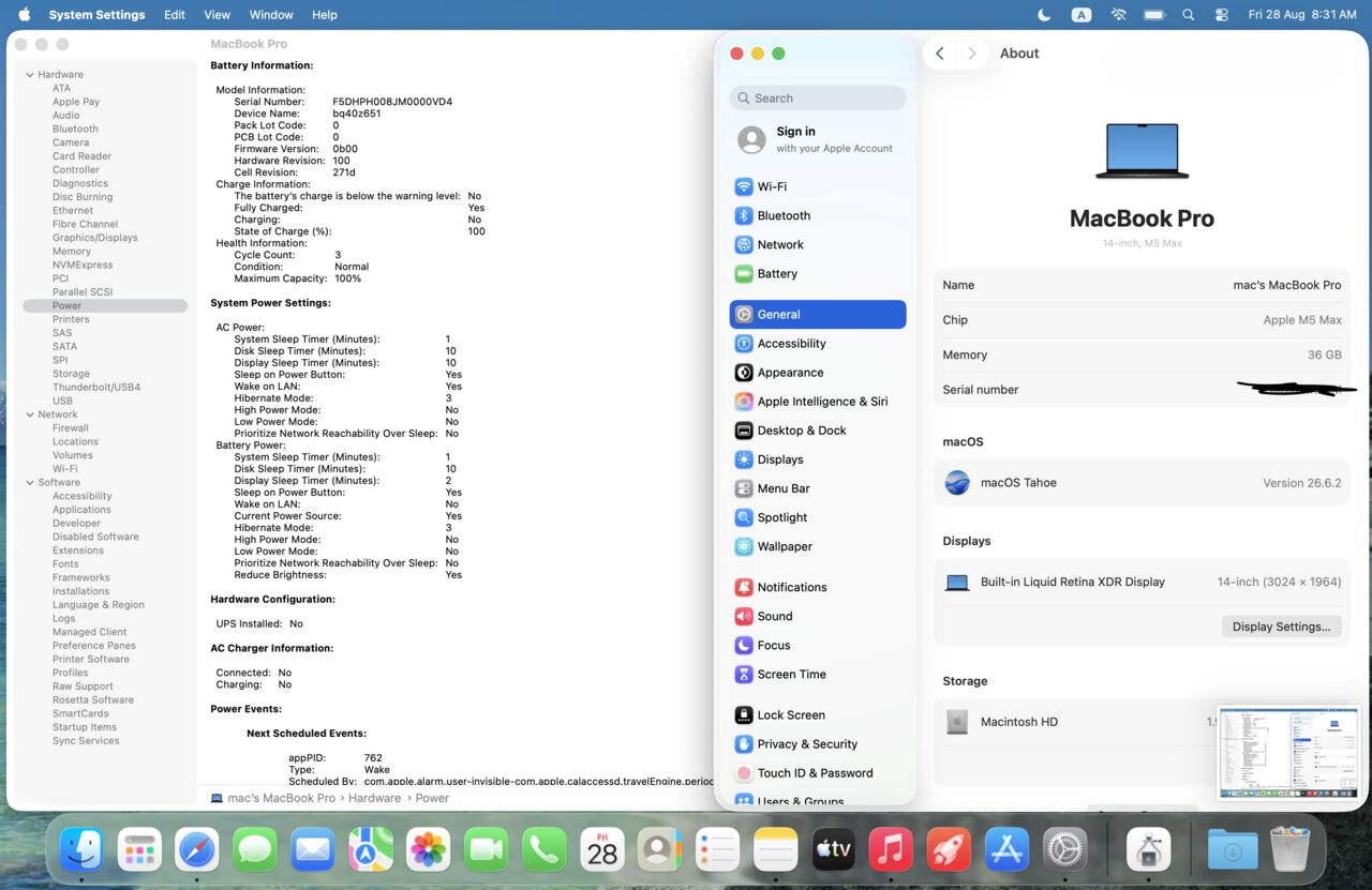 Riyadh, Computers, SAR 14499,  MacBook Pro M5 Max 14&rdquo; 2026 36GB/2TB CPU:18CORE GPU:32CORE BC 3(100%)