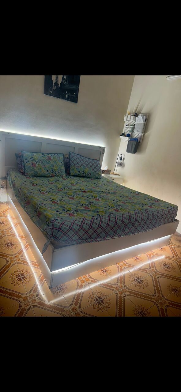 Jeddah, Furniture, SAR 600,  Furniture Sale Urgent Double Bed With Dressing And 2 Almira