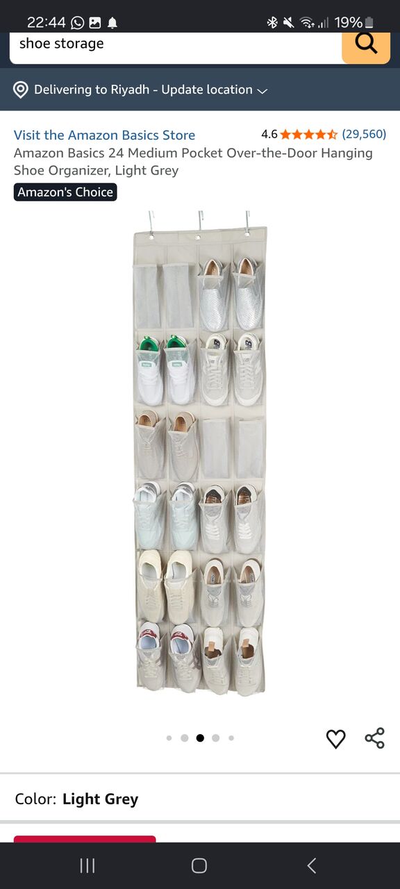 Riyadh, Clothing & Accessories, SAR 30,  Shoe Organizer