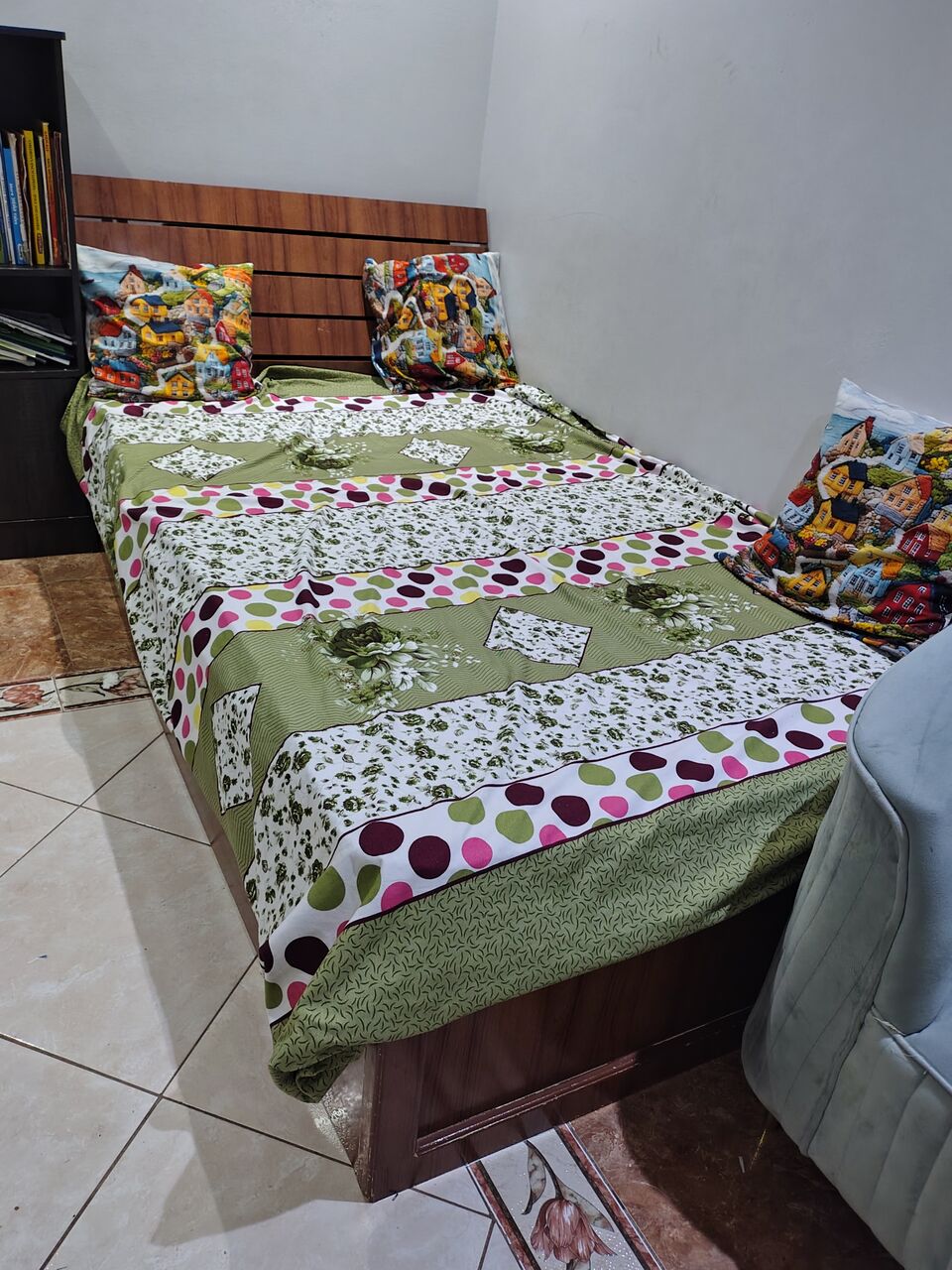 Al Rehab, Furniture, SAR 350,  Twin Bed With Mattress ( Double Cushion Orthopaedic)