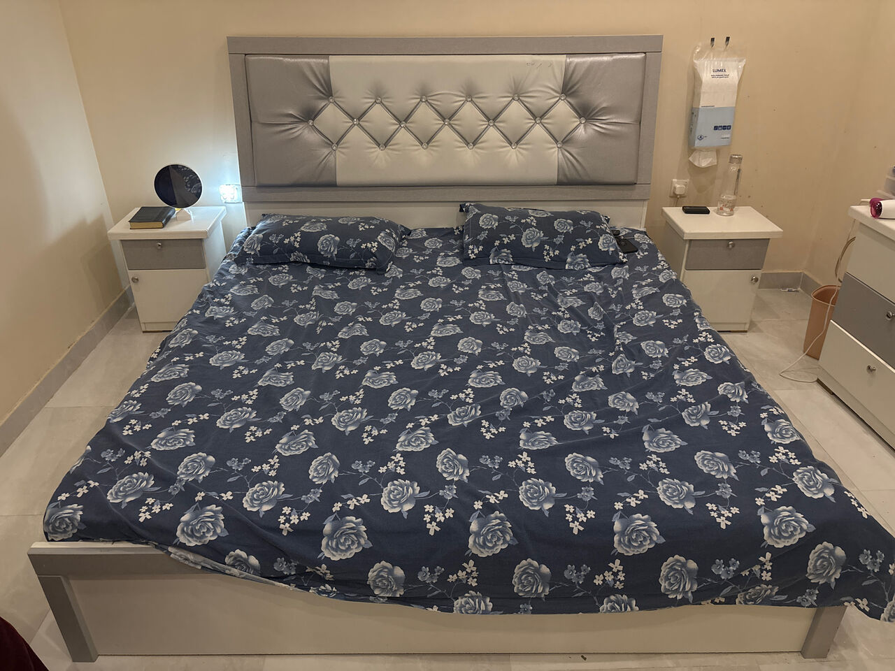 Hofuf, Furniture, SAR 1000,  Bed Set (Bed With Matrees, Dressing Table With Mirror, Wardrobe, Bed Side Tables)
