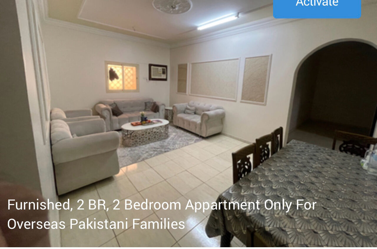 Madinah, Apartments, Flats, Houses & Villas, Furnished,  2 BR,  2 Bed Room Furnished Appartment For Daily Weekly Monthly For Pakistani Overseas Families