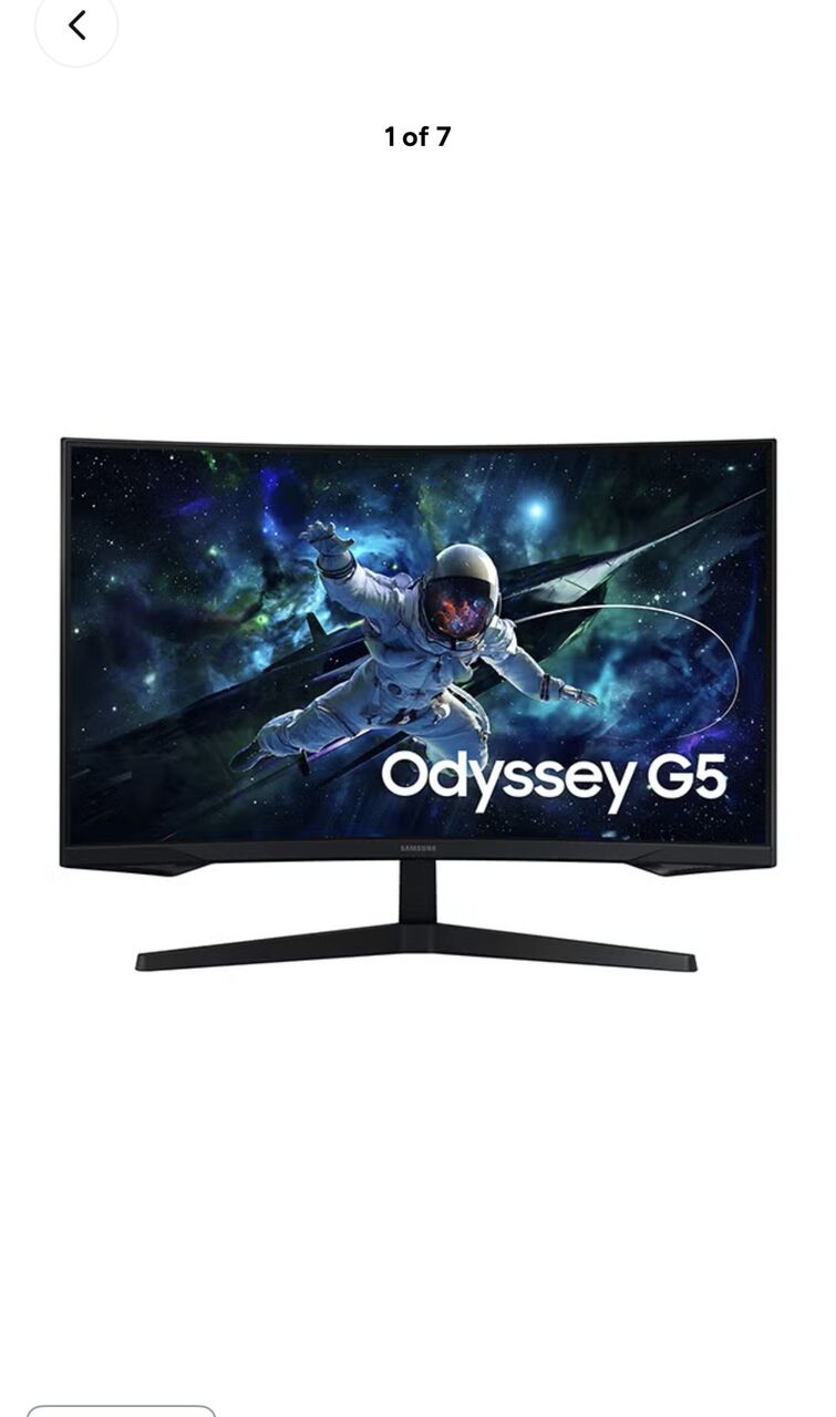 Riyadh, Electronics, SAR 800,  Samsung 32inch 2k 165hz Monitor Odyssey G5
