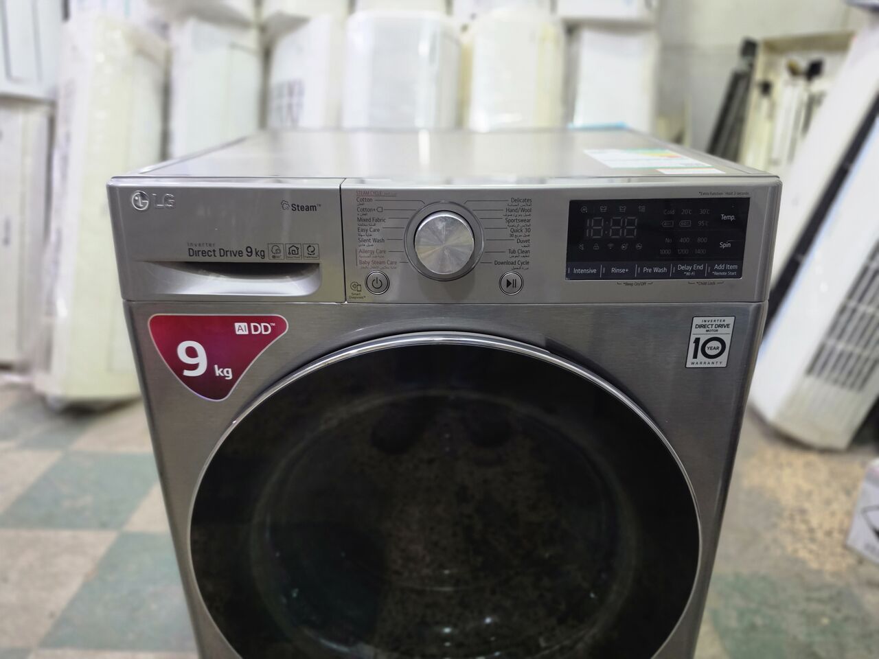 Al Batha, Appliances, SAR 1200,  LG 9KG Front Load Washing Machine &ndash; Inverter   Same As New Condition!