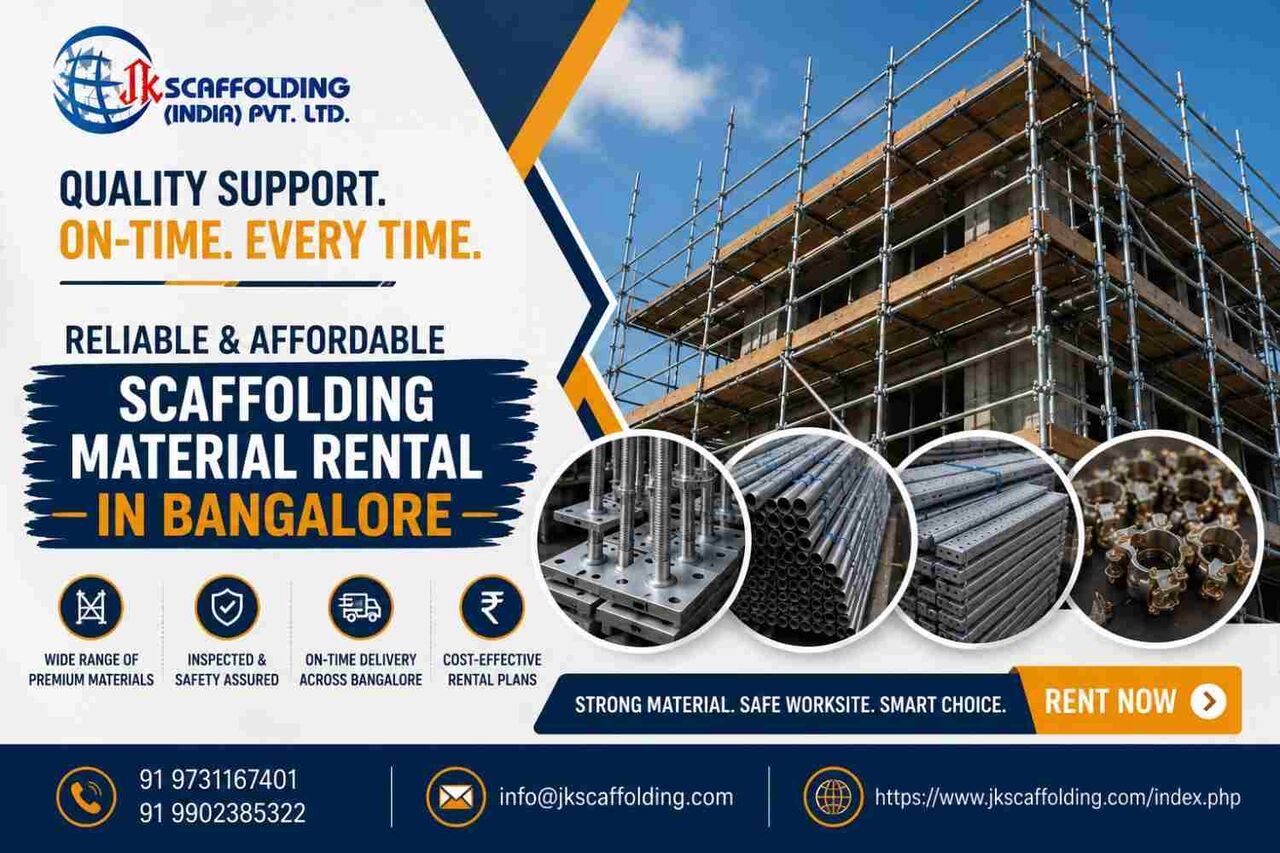 Bangalore, Construction, Scaffolding Material Rental In Bangalore