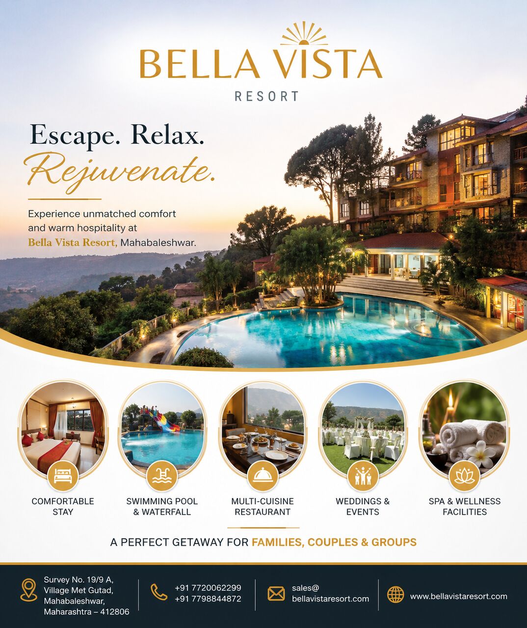 Mumbai, Restaurants, Bella Vista Resort &ndash; Luxury Resort In Mahabaleshwar