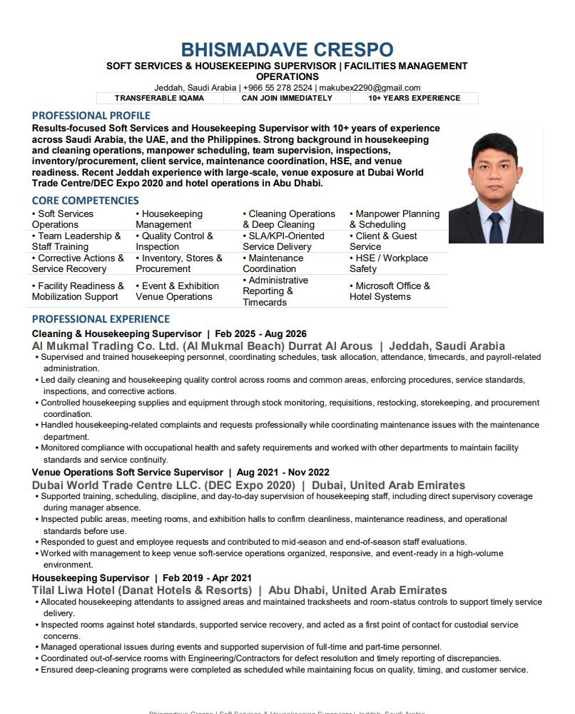 Jeddah, Job Seekers, I