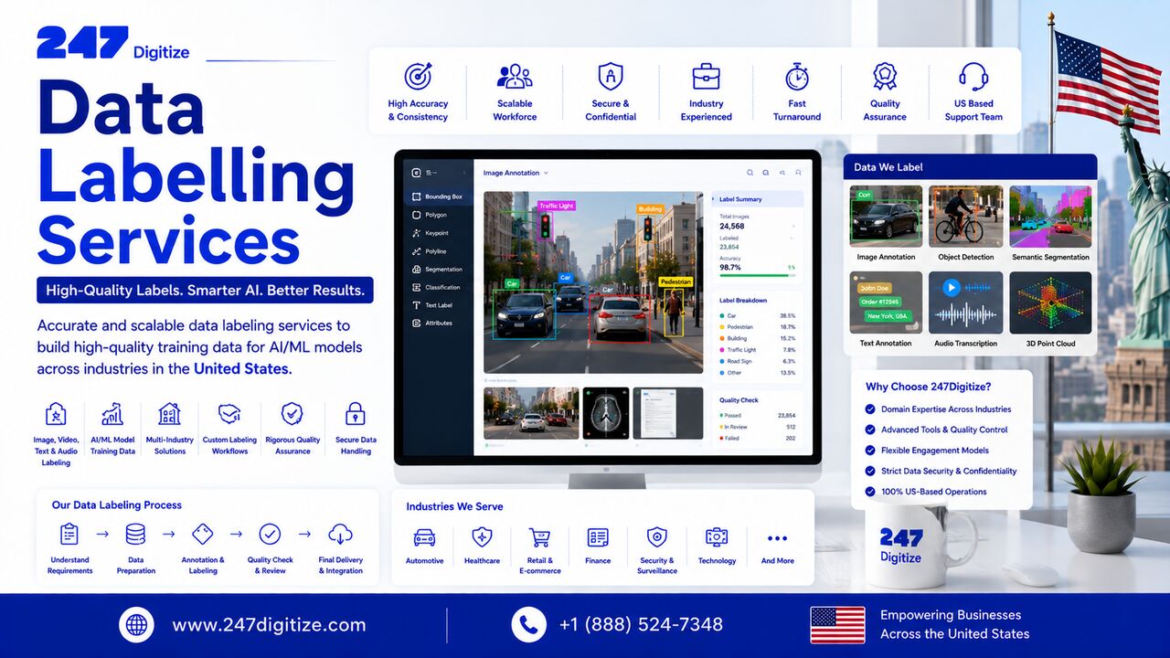 Chicago, Business, Data Labelling Services For Consistent AI Training Datasets