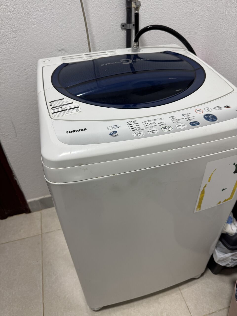 Jubail, Household Items, SAR 400,  Toshiba Washing Machine 6kg Excellent Condition