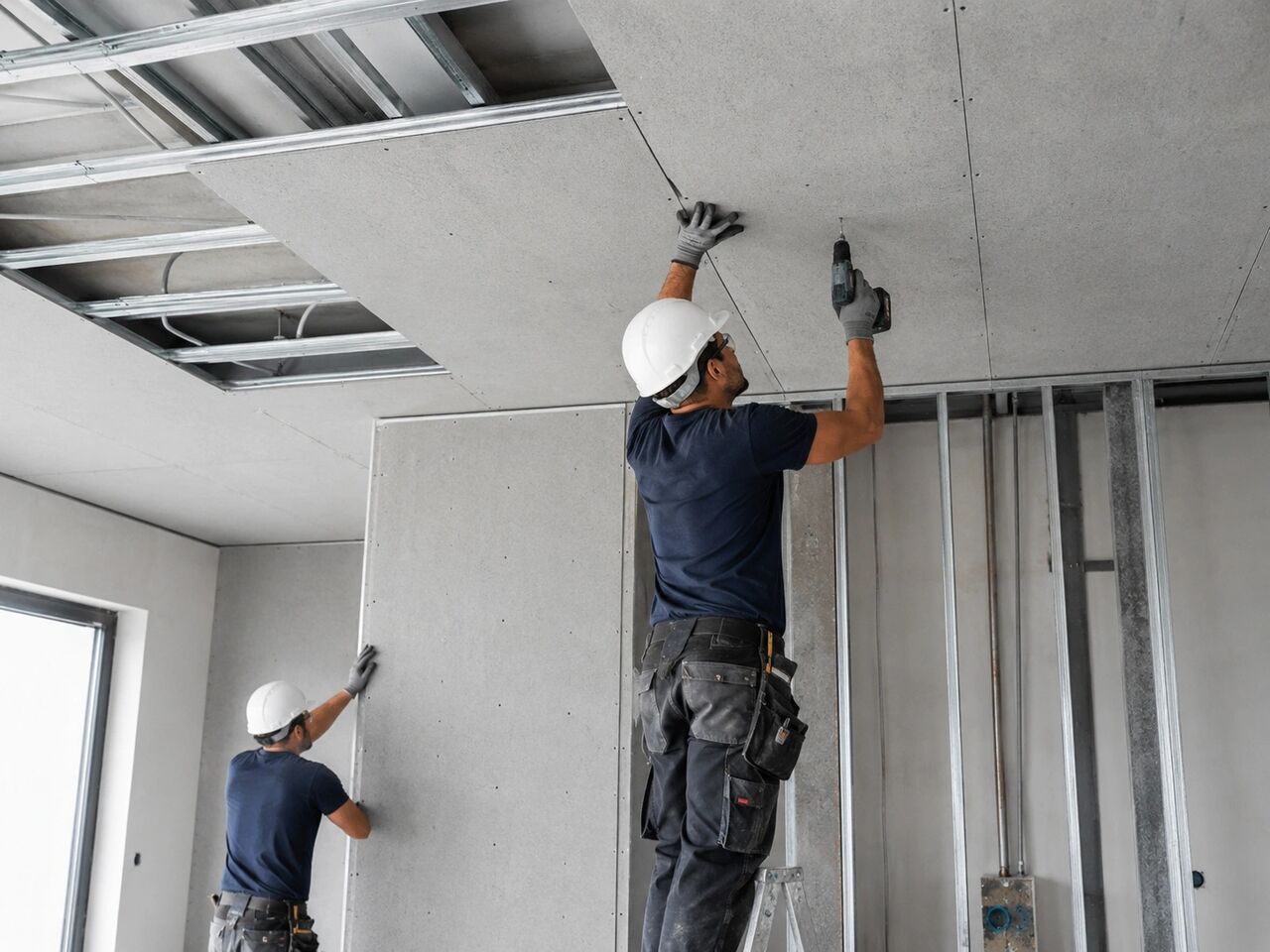 Riyadh, Construction, Saudi Ceiling Works | مقاولو تركيب وتنفيذ ألواح الجبس بورد ف