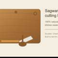 Sagwan Wood Cutting Board – 100% Natural Teak Wood, Kitchen Essential
