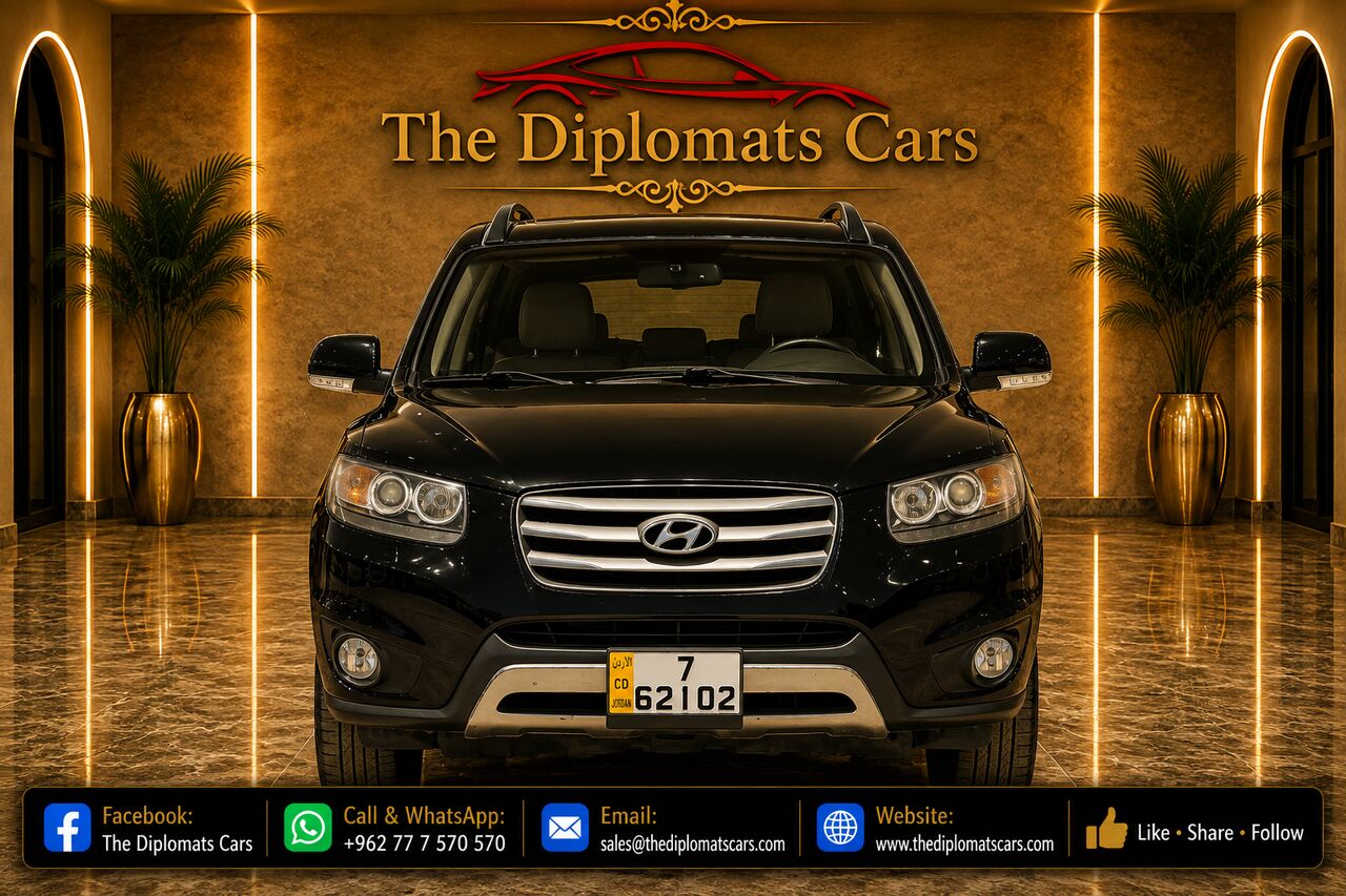 Amman, Vehicles, Cars & Trucks , JOD 3500,  Hyundai Santa Fe Limited,  2012,  Automatic,  86277 KM,   Diplomatic