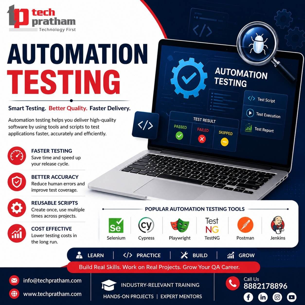 New Delhi, Education, Automation Testing