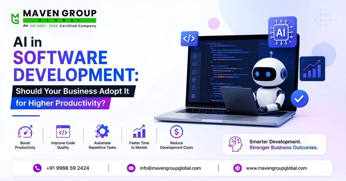 Hyderabad, Software Development, AI In Software Development: Should Your Business Adopt It For Higher Productivity?