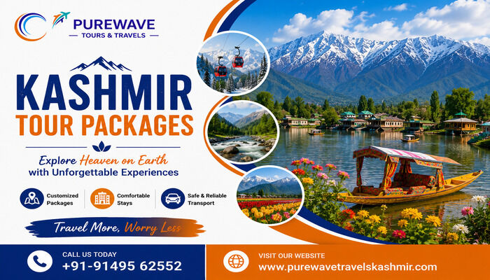 Mumbai, Travel, Book Kashmir Tour Packages For Family & Couples - Purewave Tours & Travels