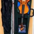 BHD 52,  Violin Complete Set With Case, Bow & Music Stand