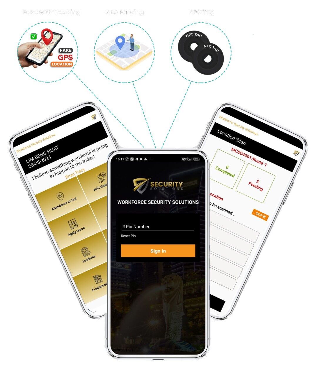Singapore, Web Design & Development, Real Time Guard Tour System