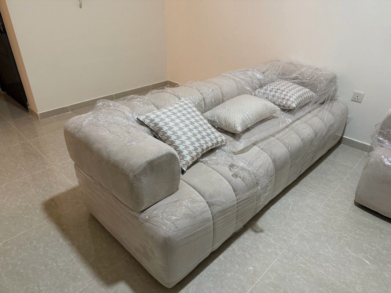 Khobar, Furniture, SAR 1000,  Brand New 4-seater Sofa Available For Sale. Never Used And In Excellent Condition.