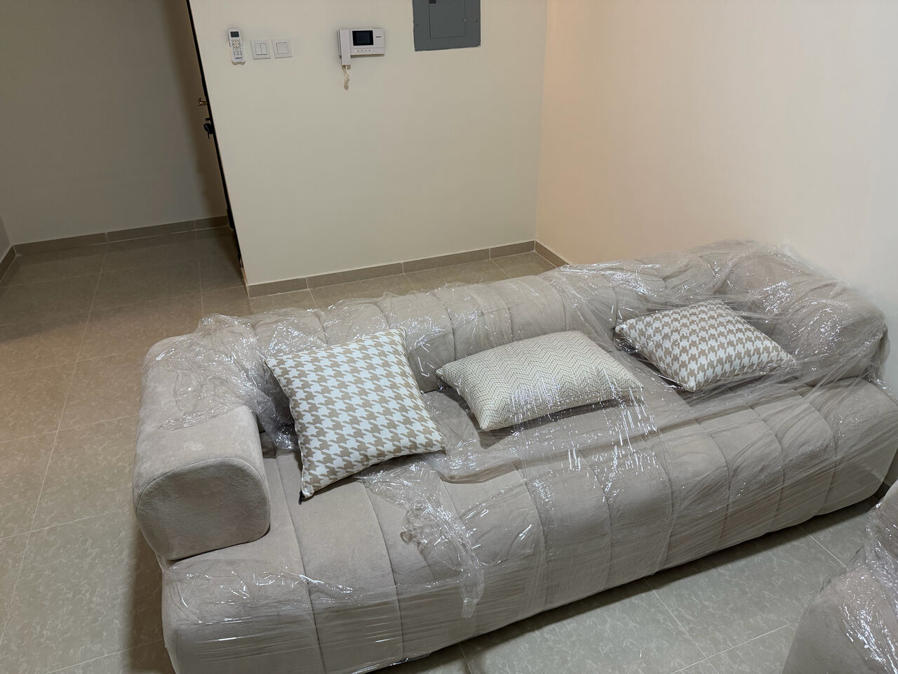 Khobar, Furniture, SAR 1000,  Brand New 4-seater Sofa Available For Sale. Never Used And In Excellent Condition.