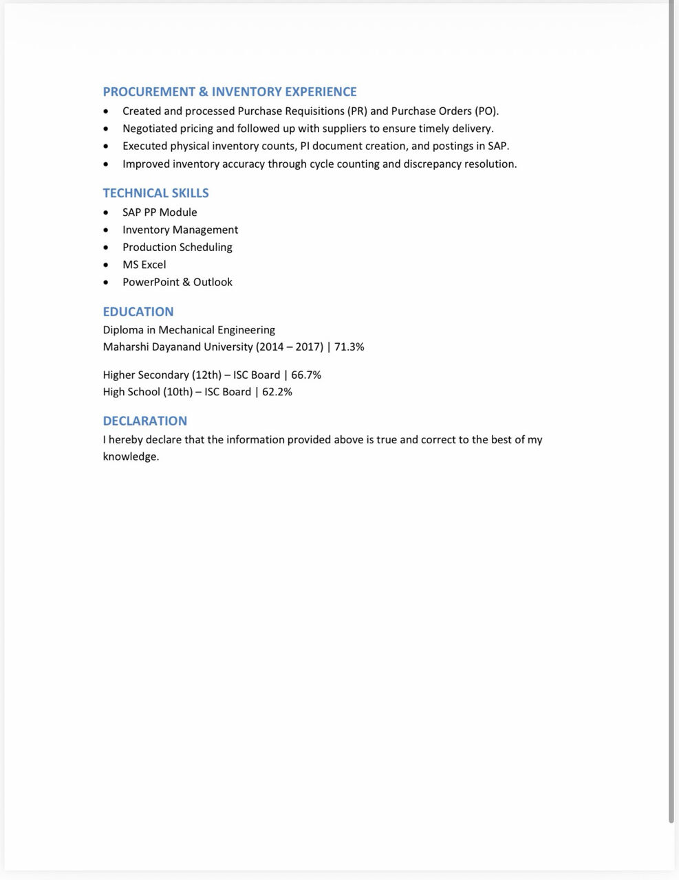 Riyadh, Job Seekers, SAP Specialist / Administrative Assistant