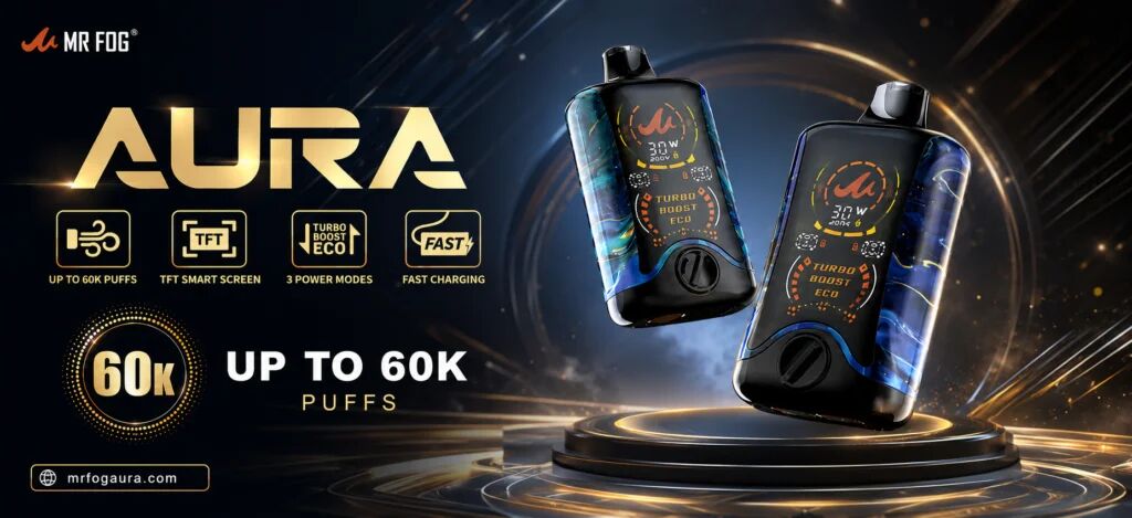 New York, Electronics, USD 16,  Shop Mr Fog Aura 60K Disposable Vapes