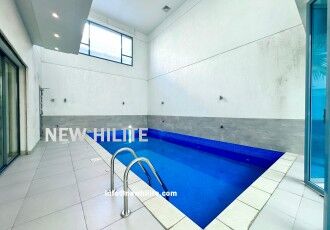 Kuwait City, Apartments, Flats, Houses & Villas, KWD 1150/month,  3 BR,  THREE BEDROOM BRIGHT BASEMENT FOR RENT WITH POOL IN ABU FUTAIRA