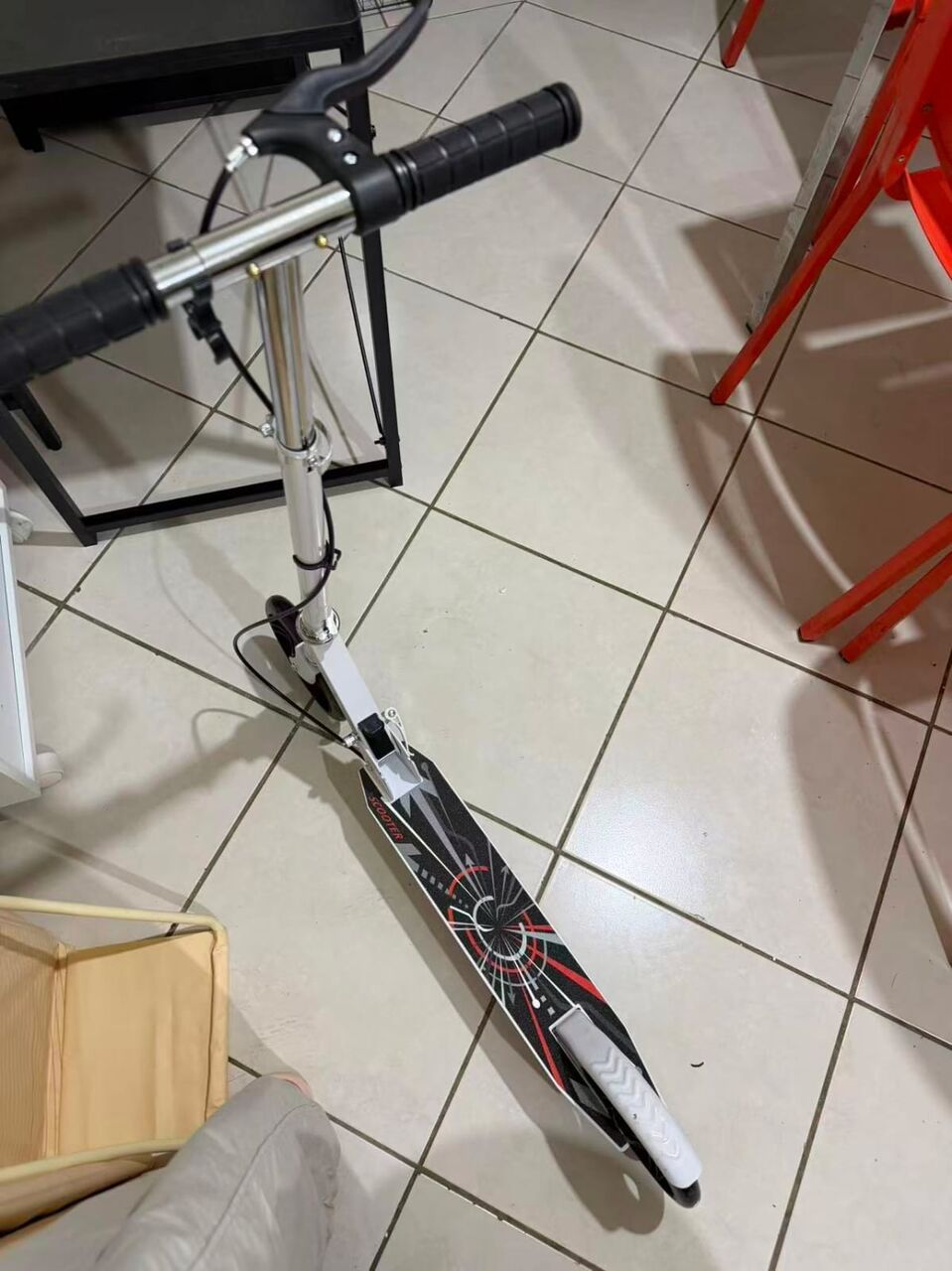 Riyadh, Toys & Games, SAR 70,  Silver Scooter Bike Available For Sell, Beand New Fully Functional Wheels And Handle